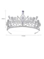 thumb Copper With Platinum Plated Delicate Crown Tiaras & Crowns 2