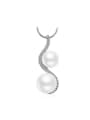 thumb Fashion Artificial Pearls Rhinestones Necklace 0