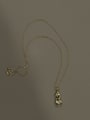 thumb 925 Sterling Silver With Gold Plated Simplistic Irregular Necklaces 1