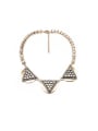 thumb Triangle Pendant Sweater Necklace 0