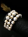 thumb Fashion Generous  Multi Layer Artificial Pearl Alloy Bracelet 2