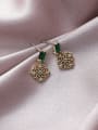 thumb Alloy With Gold Plated Delicate  Hollow  Flower Drop Earrings 1