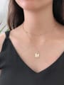 thumb 925 Sterling Silver With Gold Plated Simplistic Oval Multi Strand Necklaces 1