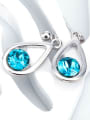 thumb Simple Water Drop Austria Crystal Earrings 1