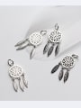 thumb 925 Sterling Silver With Antique Silver Plated Trendy Dreamnet Pendant Charms 2