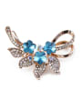 thumb Rose Gold Flower-shaped Brooch 4