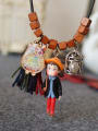 thumb The Little Girl Shaped Tassel Necklace 0