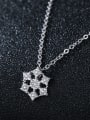 thumb 925 Sterling Silver With Platinum Plated Personality Geometric Necklaces 1