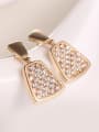 thumb Fashion Tiny Rhinestones Geometrical Alloy Stud Earrings 1