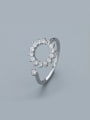 thumb Women Trendy Round Shaped Zircon Ring 0