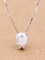 thumb Simple Personalized Fish Silver Necklace 0