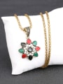 thumb Bohemia style Tricolor Resin stones White Crystals Three Pieces Jewelry Set 1