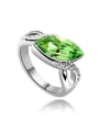 thumb Fashion Marquise Tiny Cubic austrian Crystals Alloy Ring 3