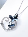 thumb 2018 2018 S925 Silver Butterfly Shaped Necklace 2