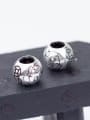 thumb 925 Sterling Silver With Silver Plated Simplistic Round Charms 1