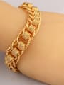 thumb 18K Gold Plated Exaggerated Thick Bracelet 1