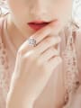 thumb Exaggerated Zircon Platinum Plated Women Ring 1