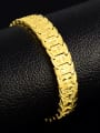 thumb Creative Watch Band Shaped 24K Gold Plated Bracelet 2