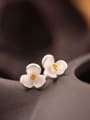 thumb Orchid S925 Silver stud Earring 0