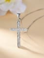 thumb Cross Shaped Pendant 2