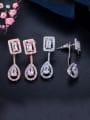 thumb Copper With Cubic Zirconia  Luxury Water Drop Stud Earrings 0