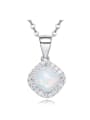 thumb Fashion Opal stone Cubic Zirconias 925 Silver Pendant 0