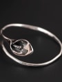 thumb Temperament Calla Lily Flowers Opening Bangle 2