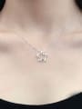 thumb Fashion Five-pointed Star Silver Necklace 1