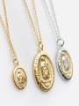 thumb Stainless Steel Fashion Coin Portrait  Necklaces 0