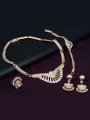 thumb 2018 Alloy Imitation-gold Plated Vintage style CZ Four Pieces Jewelry Set 1