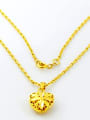 thumb All-match 24K Gold Plated Heart Shaped Copper Necklace 0