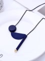 thumb Fashion pearl pendant necklace high-quality rubber hypoallergenic long collar lady all-match 0