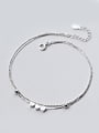 thumb Fashionable Hear Shaped S925 Silver Foot Jewelry 0