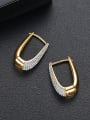 thumb Copper With Gold Plated Fashion Geometric Bridal Clip On Earrings 2