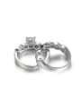 thumb Two Pieces Jewelry Luxury Wedding Ring 1