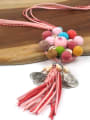 thumb Western Style Colorful Women Sweater Necklace 1