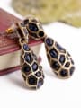 thumb Personality Artificail Stones Alloy Stud drop earring 4