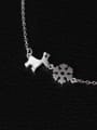 thumb Christmas Snowflake Deer Clavicle Necklace 0