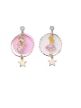 thumb Alloy With Rose Gold Plated Cartoon Sea Star  Drop Earrings 0