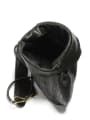 thumb Sheepskin simple pleated magnetic buckle one shoulder slanting hoist bag 4