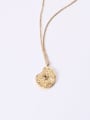 thumb Titanium With Gold Plated Cute Flower Necklaces 0