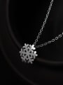 thumb Romance Snowflake Women Clavicle Necklace 0