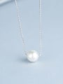 thumb 925 Silver Pearl Necklace 3