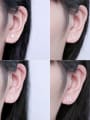 thumb Hollow Mini-geometrical shaped stud Earring 1
