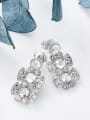 thumb Fashion austrian Crystals Zircon Stud Earrings 2