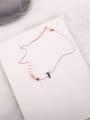 thumb Retro Exaggerated Paillette Clavicle Necklace 0