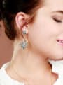 thumb Temperament Sparking Star Shaped Drop Earrings 1