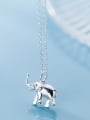 thumb 925 Sterling Silver With Silver Plated Cute Animal Elephant Necklaces 0