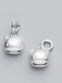 thumb 925 Sterling Silver With Silver Plated Cute kitty Charms 1