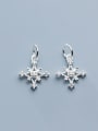 thumb 925 Sterling Silver With Cubic Zirconia  Fashion Cross Charms 3